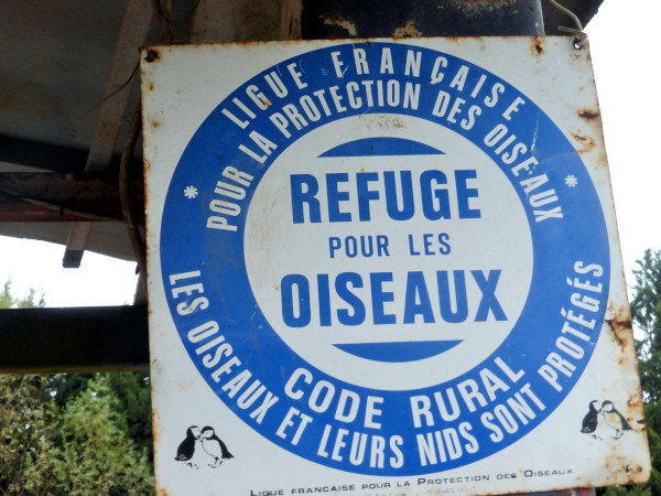 Panneau Refuge LPO (1980) © Guy Hervé